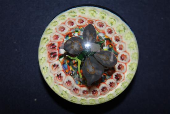 Four paperweights